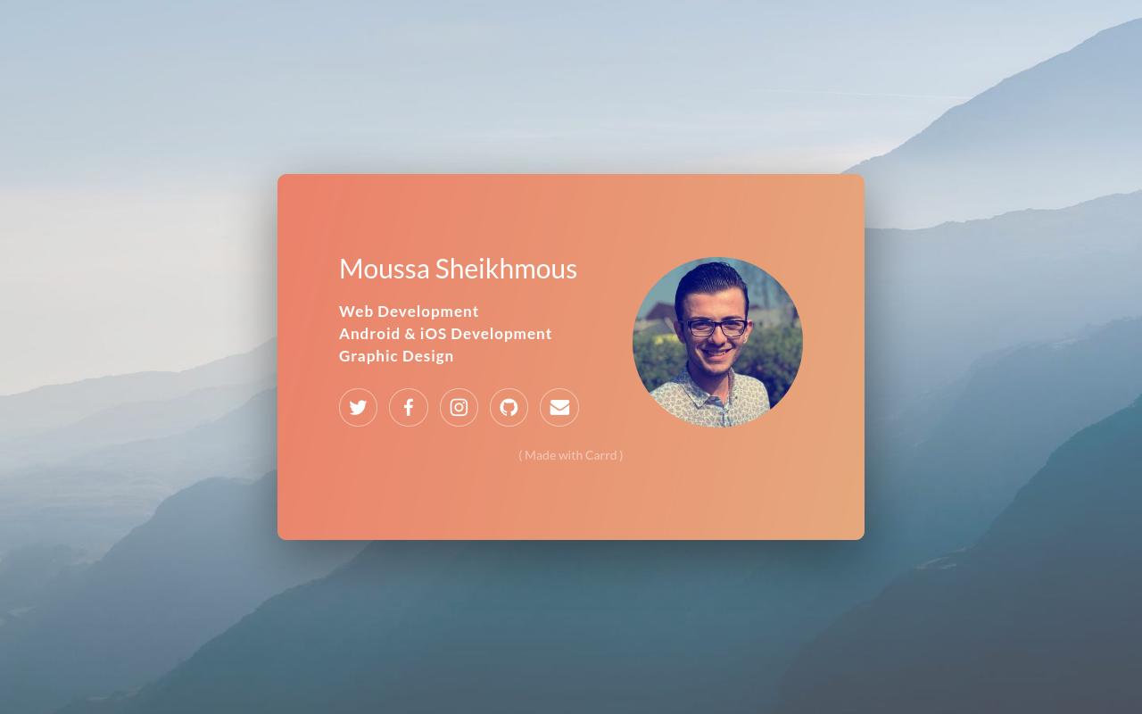 Carrd profile picture for @moussa